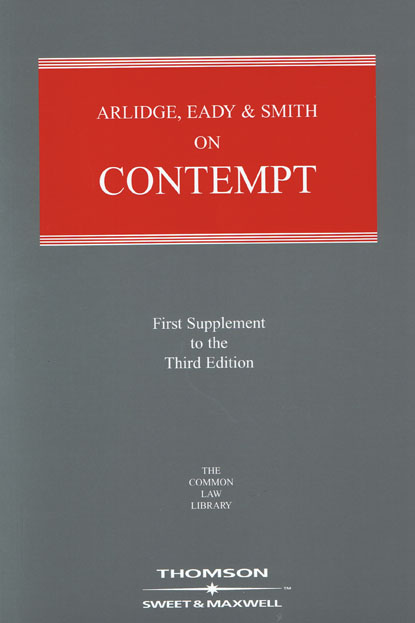 Arlidge, Eady & Smith on Contempt