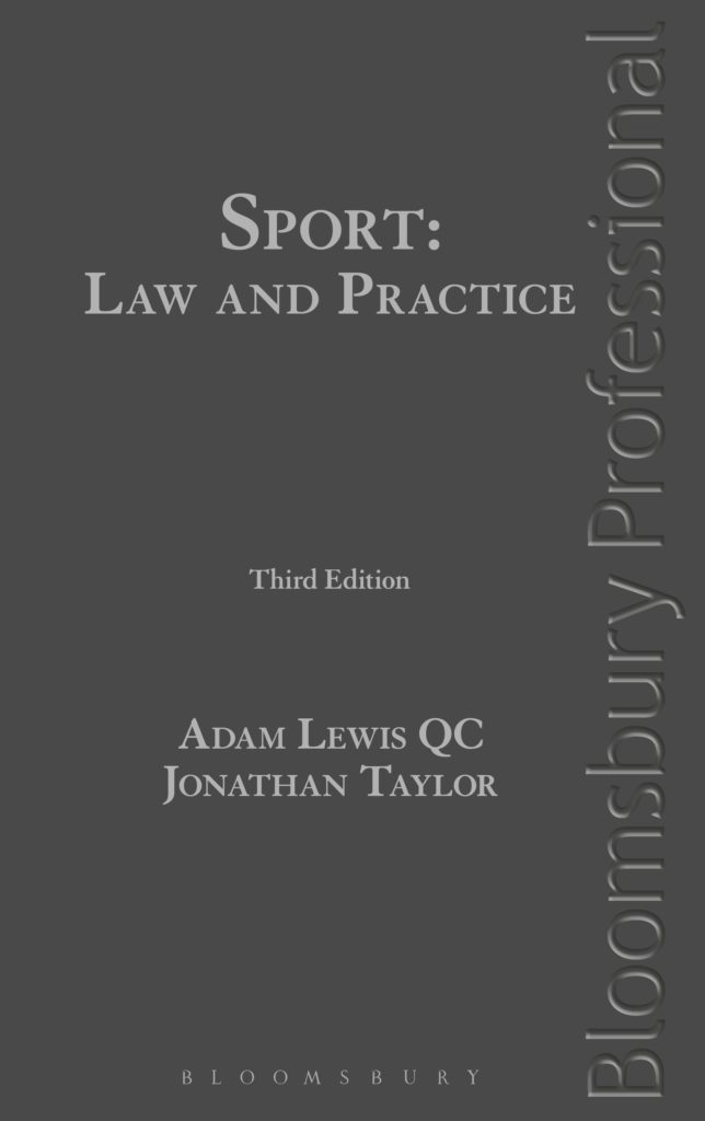 Sport: Law and Practice, 3rd edition